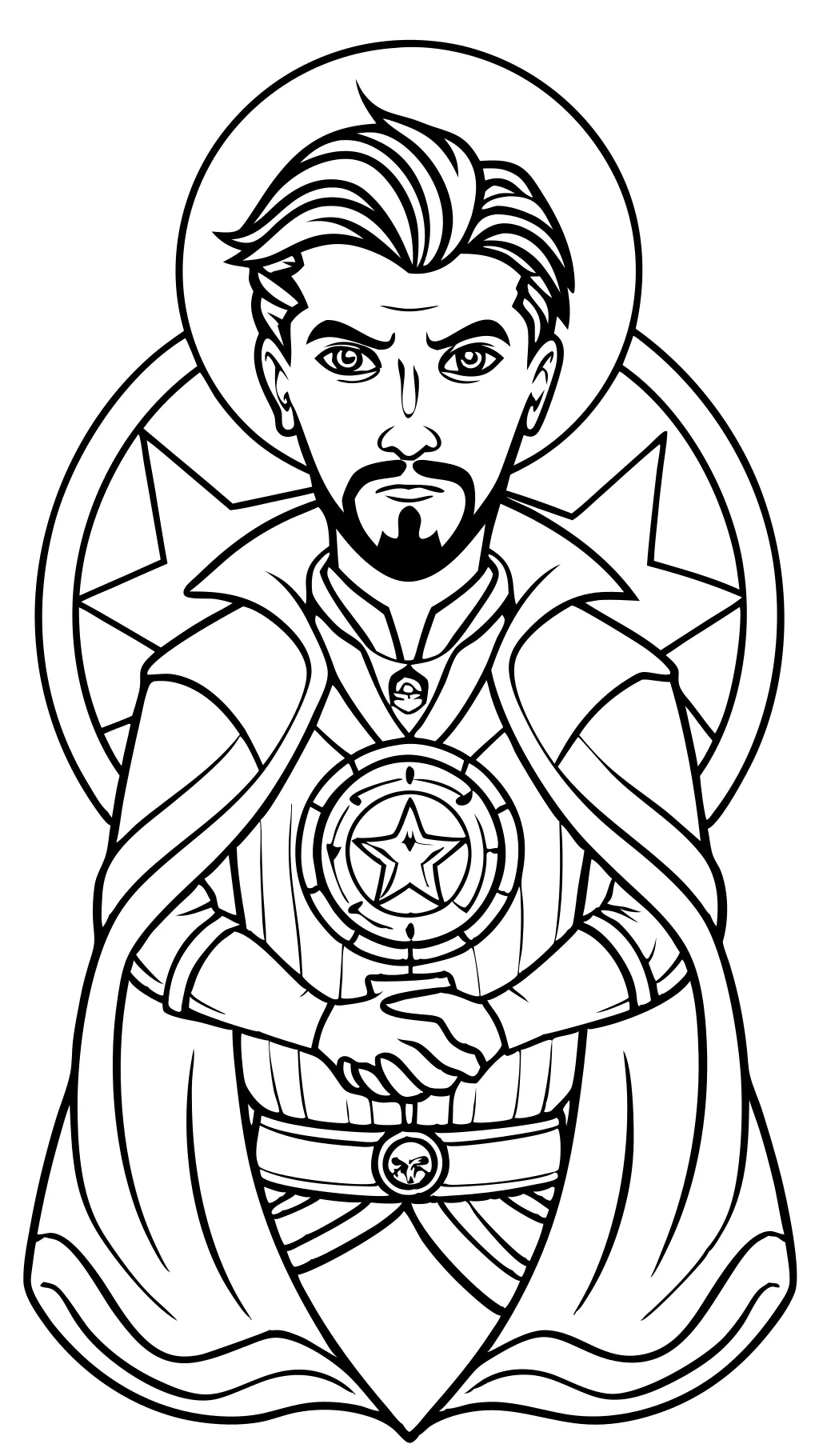 dr strange coloring pages